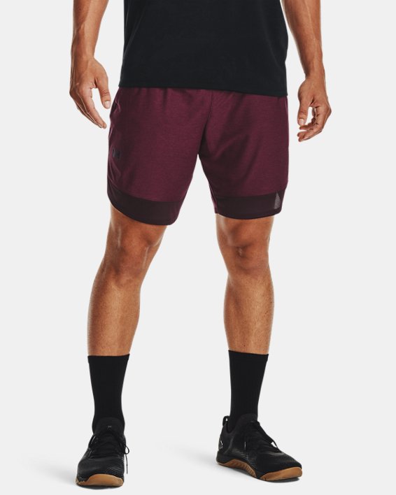 Men's UA Training Stretch Shorts, Maroon, pdpMainDesktop image number 0